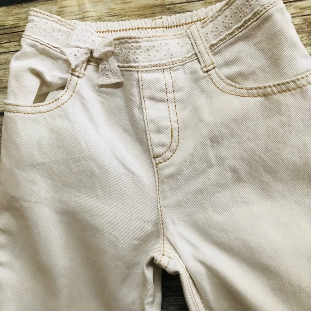 Vintage Gymboree white jeans! Size 5T